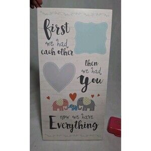 2016 Things Remembered Wooden Wall Hanging Decor Baby Nursery Family